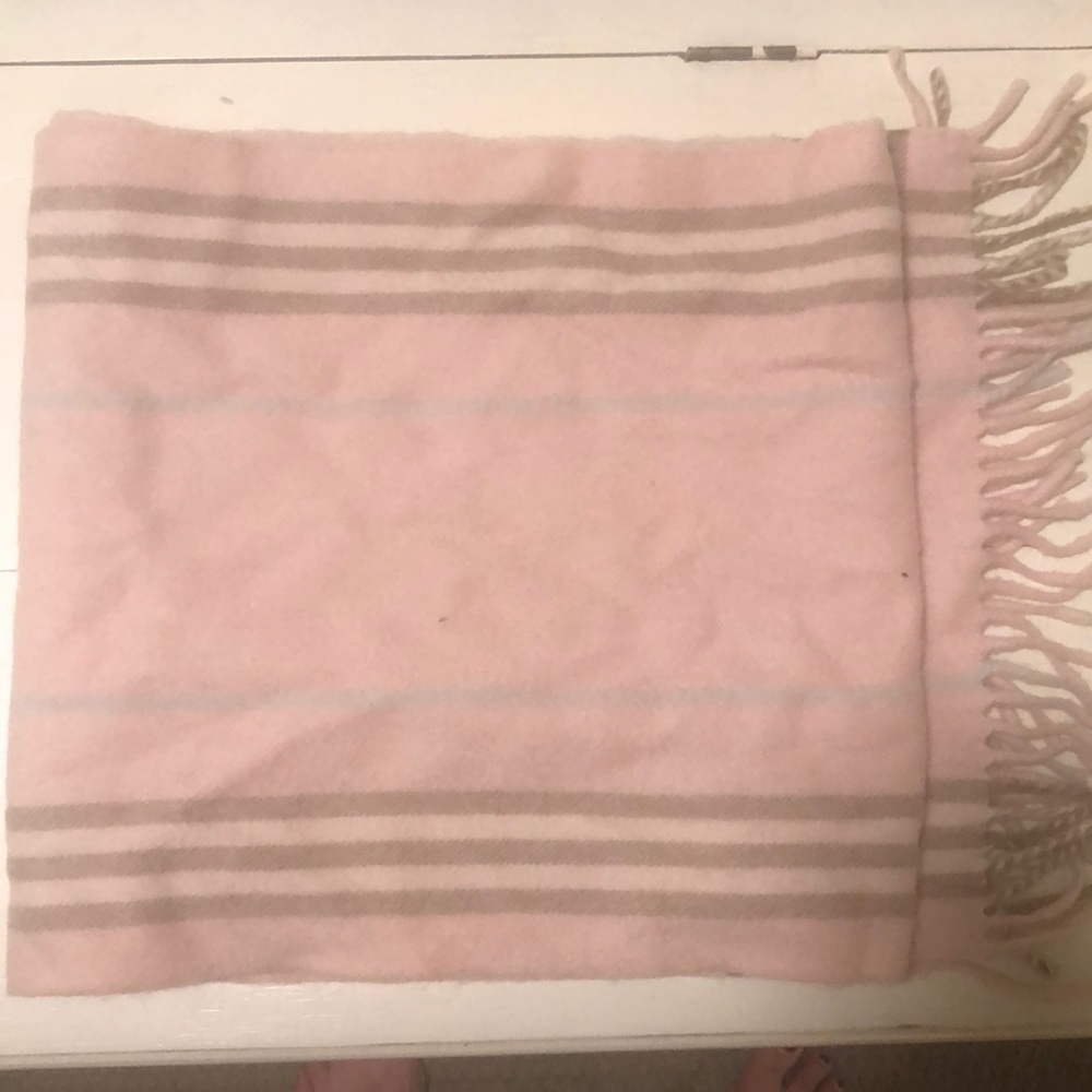 Pink Burberry Scarf